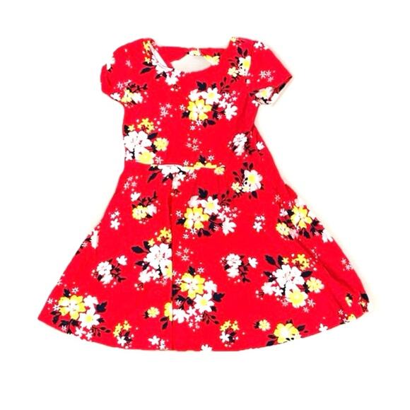 Epic Threads Red A-Line Sleeve Dress 4T - Picture 1 of 4